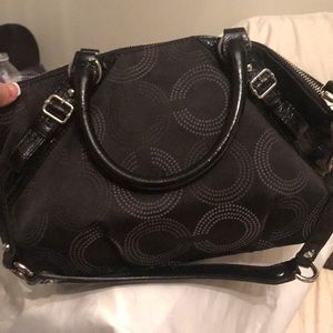 Black coach bag